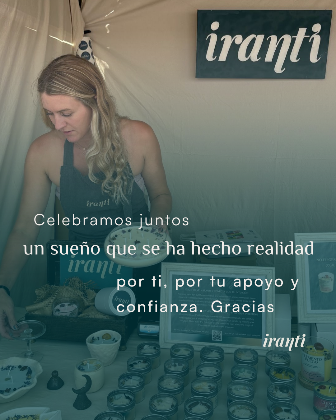 Micro taller de velas - Inauguración Iranti