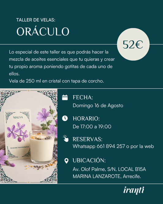 Experiencia "Vela Oráculo" 16 de Agosto