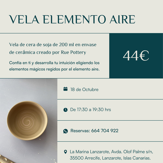 Taller DIOSA DEL AIRE 18 de Octubre