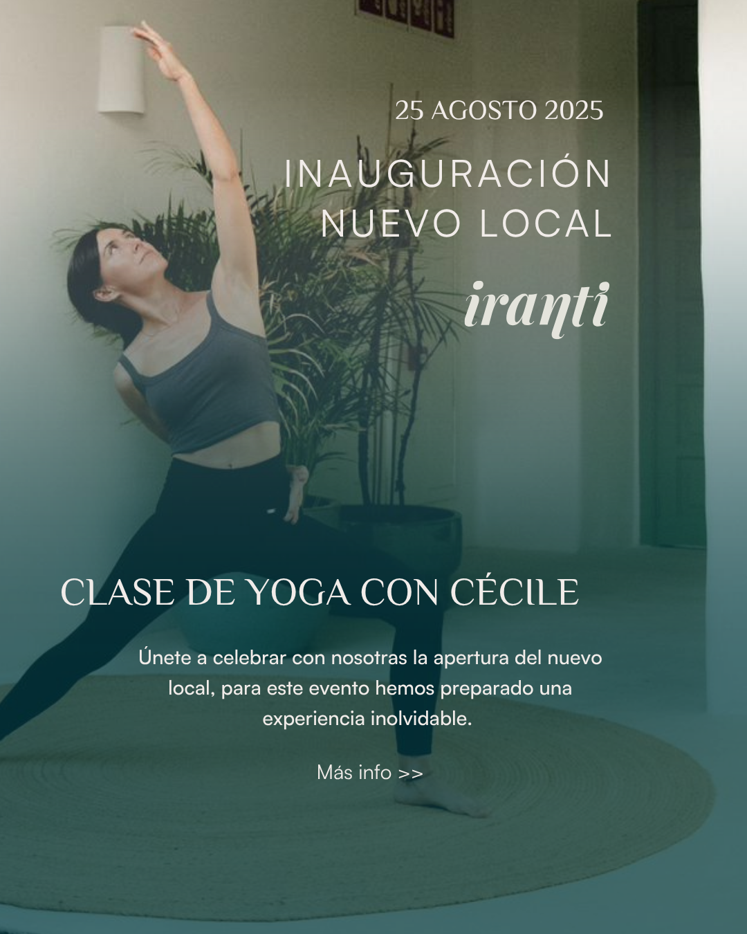 Clase de Yoga - Inauguración Iranti