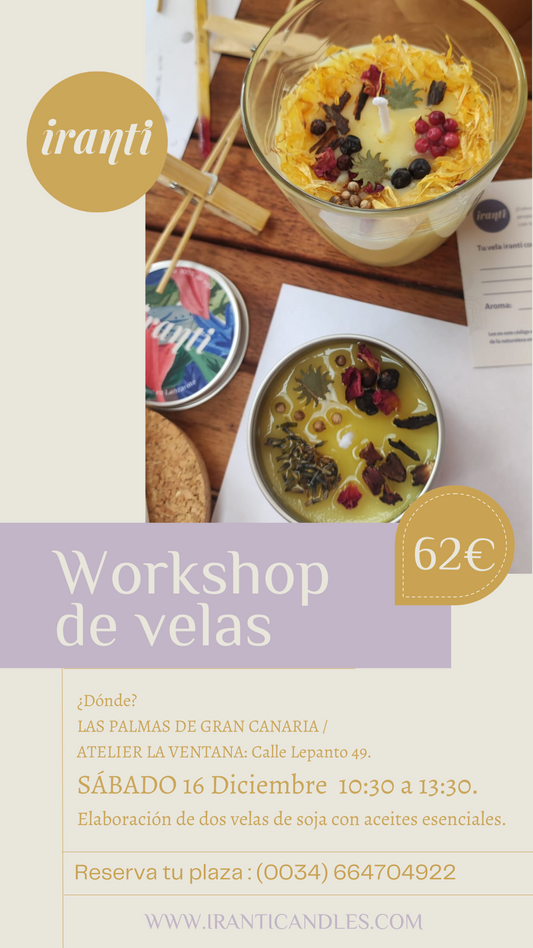Taller de velas en Las Palmas de Gran Canaria