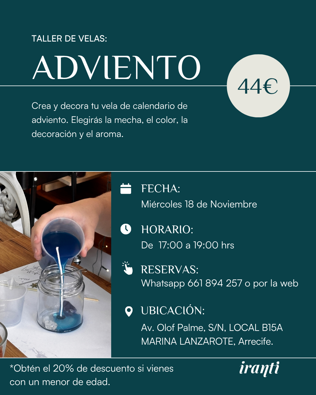 Taller  "ADVIENTO" 18 de Noviembre