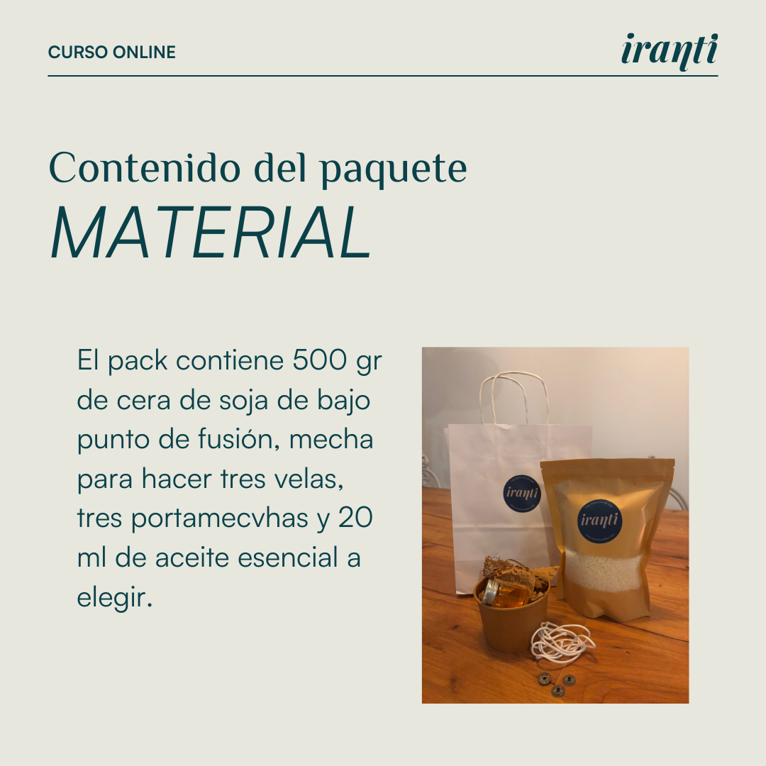 Curso online + Material para hacer el curso