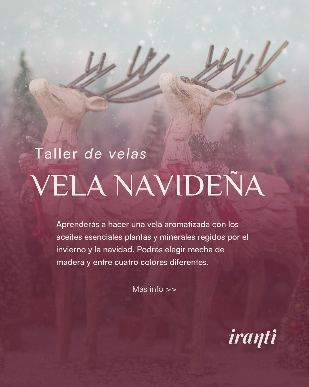 Taller de velas Navideñas 20 de Diciembre.
