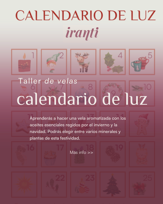 Taller de velas "Calendario de luz" 7 de Noviembre.