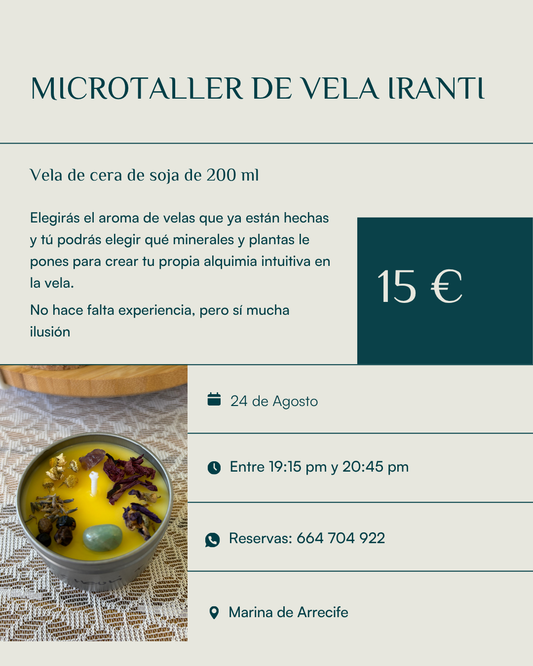 Micro taller de velas  - Inauguración Iranti