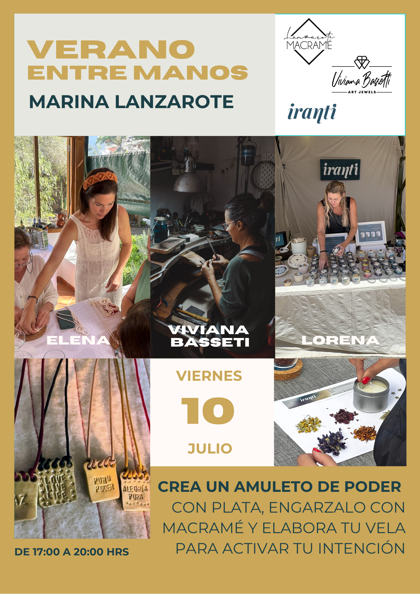 VERANO ENTRE MANOS 10 de JULIO