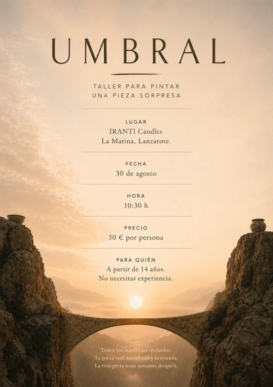 UMBRAL Taller de pintura sobre cerámica con Embaradart